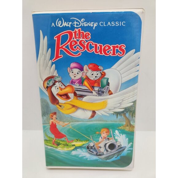 Disney Other - Walt Disney The Rescuers VHS 1992 Black Diamond Edition Clamshell‎ Classic